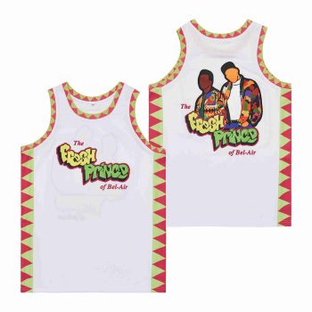 NWT Fresh Prince of Bel-Air Jazzy Jeff & Will Smith Basketball Jersey MEN WOMEN YOUTH S-6XL SIZE