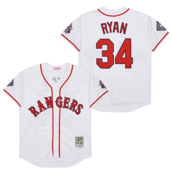Nolan Ryan Texas Rangers Jersey Mitchell & Ness white men women youth size S-6XL
