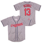 Omar Vizquel Cleveland Indians Jersey grey