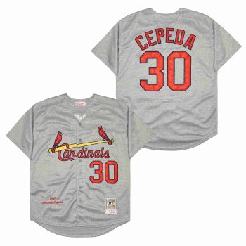 Orlando Cepeda St. Louis Cardinals 1967 Mitchell & Ness men women youth size S-6XL