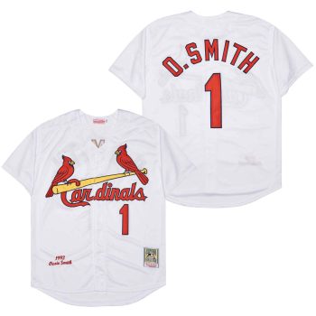 Ozzie Smith St. Louis Cardinals Jersey Mitchell & Ness men women youth size S-6XL