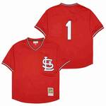 Ozzie Smith St. Louis Cardinals Jersey Mitchell & Ness red