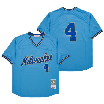 Paul Molitor Milwaukee Brewers Jersey Mitchell & Ness men women youth size S-6XL