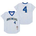 Paul Molitor Milwaukee Brewers Jersey Mitchell & Ness white men women youth size S-6XL