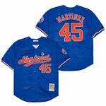 Pedro Martinez Montreal Expos Jersey blue Mitchell & Ness men women youth size S-6XL