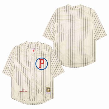 Philadelphia Phillies Jersey Mitchell & Ness No name No number cream men women youth size S-6XL
