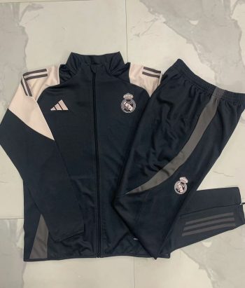 2024-25 Real Madrid Grey -Real Madrid Soccer training uniform youth size S-3XL