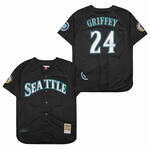 Retro Baseball Jerseys Ken Griffey Jr. Marlins Throwback black with name