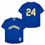 Retro Baseball Jerseys Ken Griffey Jr. Marlins Throwback blue