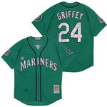 Retro Baseball Jerseys Ken Griffey Jr. Marlins Throwback green men women youth size S-6XL