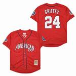 Retro Baseball Jerseys Ken Griffey Jr. Marlins Throwback red
