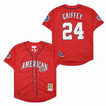 Retro Baseball Jerseys Ken Griffey Jr. Marlins Throwback red men women youth size S-6XL