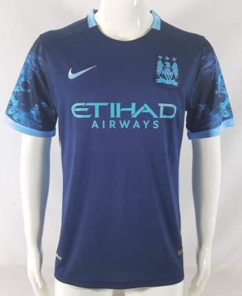 Retro Manchester City 15-16 two guest Custom name and number