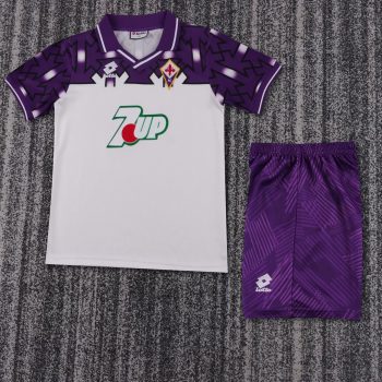 Retro children's jersey Florence 92-93 away customize name and number