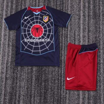 Retro children's wear Atletico 04-05 away customize name and number