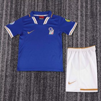 Retro children's wear Italy 95-96 home customize name and number