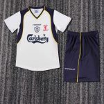 Retro children's wear Liverpool 01-02 away customize name and number