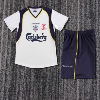 Retro children's wear Liverpool 01-02 away customize name and number