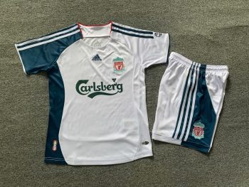 Retro children's wear Liverpool 06-07 away customize name and number