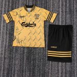 Retro children's wear Liverpool 94-96 away customize name and number