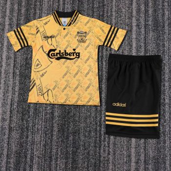 Retro children's wear Liverpool 94-96 away customize name and number