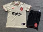 Retro children's wear Liverpool 96-97 away customize name and number