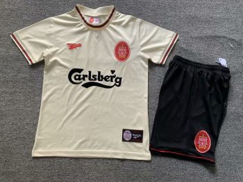 Retro children's wear Liverpool 96-97 away customize name and number