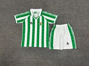 Retro children's wear Real Betis 95-97 home customize name and number