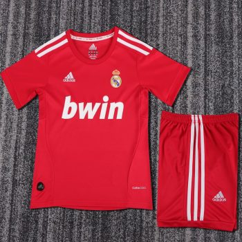 Retro children's wear Real Madrid 11-12 away customize name and number