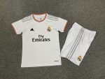 Retro children's wear Real Madrid 13-14 home customize name and number