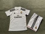 Retro children's wear Real Madrid 14-15 home customize name and number