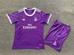 Retro children's wear Real Madrid 16-17 away customize name and number