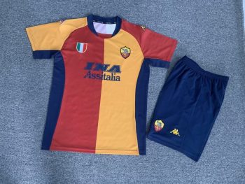 Retro children's wear Rome 01-02 home customize name and number