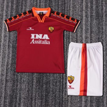 Retro children's wear Rome 98-99 home customize name and number