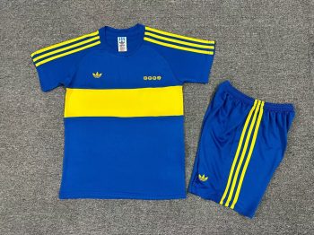 Retro kids wear Boca 1981 home customize name and number