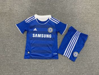 Retro kids wear Chelsea 11-12 home customize name and number