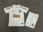 Retro kids wear Santos 11-12 home customize name and number