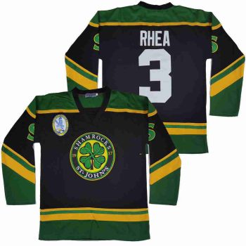Ross The Boss Rhea ST John's Shamrocks 3 Hockey Jersey black MEN WOMEN YOUTH S-6XL SIZE