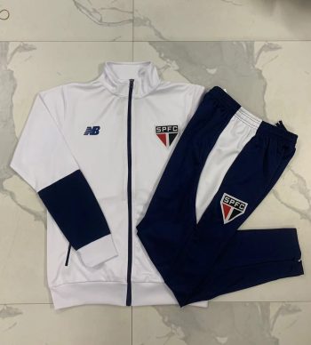 2024-25 Sao Paulo White -Sao Paulo Soccer training uniform youth size S-3XL