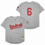 Stan Musial St. Louis Cardinals Jersey Mitchell & Ness grey