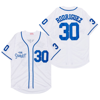The Sandlot Jersey Benny 30 The Jet' Rodriguez men women youth size S-6XL