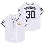 The Sandlot Jersey Benny 30 The Jet' Rodriguez white men women youth size S-6XL