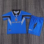 Throwback children's clothes Manchester United 96-98 away customize name and number