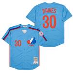 Tim Raines Montreal Expos Jersey 1982 blue