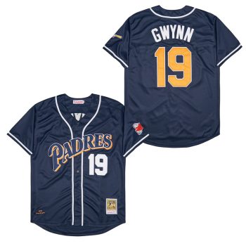 Tony Gwynn San Diego Padres Throwback Jersey blue men women youth size S-6XL