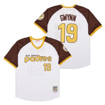 Tony Gwynn San Diego Padres Throwback Jersey white retro men women youth size S-6XL