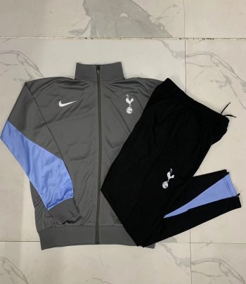 2024-25 Tottenham Dark Grey -Tottenham Soccer training uniform youth size S-3XL