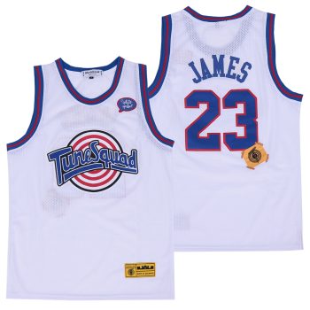 Tune Squad Space Movie jersey 23 White Lebron James MEN WOMEN YOUTH S-6XL SIZE