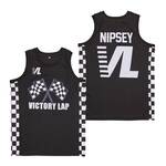 VICTORY LAP FLAGBASKETBALL JERSEY BLACK