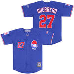 VLADIMIR GUERRERO Montreal Expos Baseball Throwback Jersey blue retro version men women youth size S-6XL